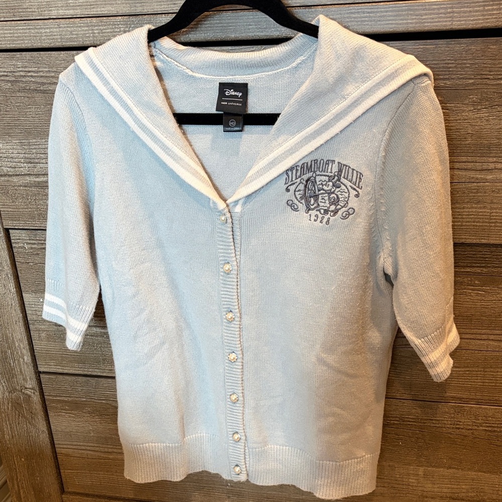 Her Universe Disney Steamboat Willie Sailor Quarter Sleeve Cardigan